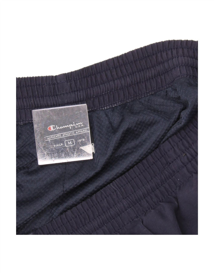 CHAMPION Mens Tracksuit Trousers Medium  Navy Blue Polyester
