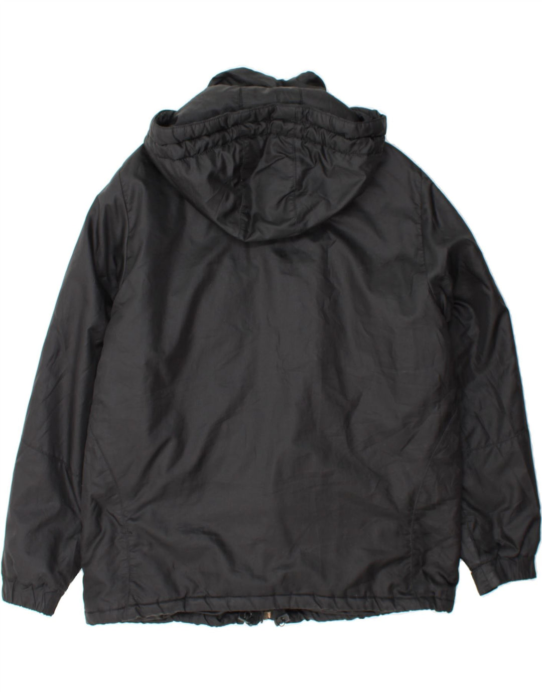 BELFE Womens Hooded Padded Jacket UK 20 2XL Black Polyamide Vintage Belfe and Second-Hand Belfe from Messina Hembry 