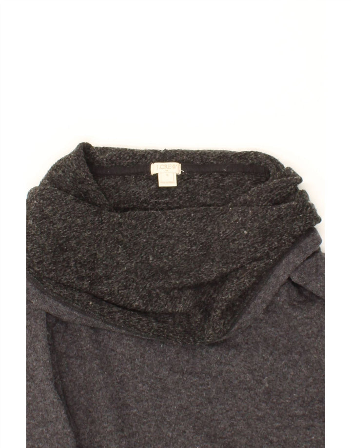 J. CREW Womens Sweatshirt Jumper UK 10 Small Grey Cotton Vintage J. Crew and Second-Hand J. Crew from Messina Hembry 