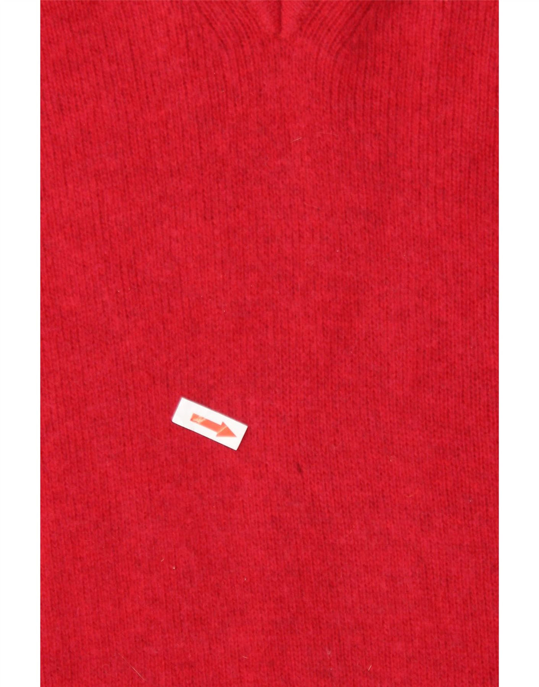 Trussardi Jersey Con Cuello De Pico De Lana Rojo Medio