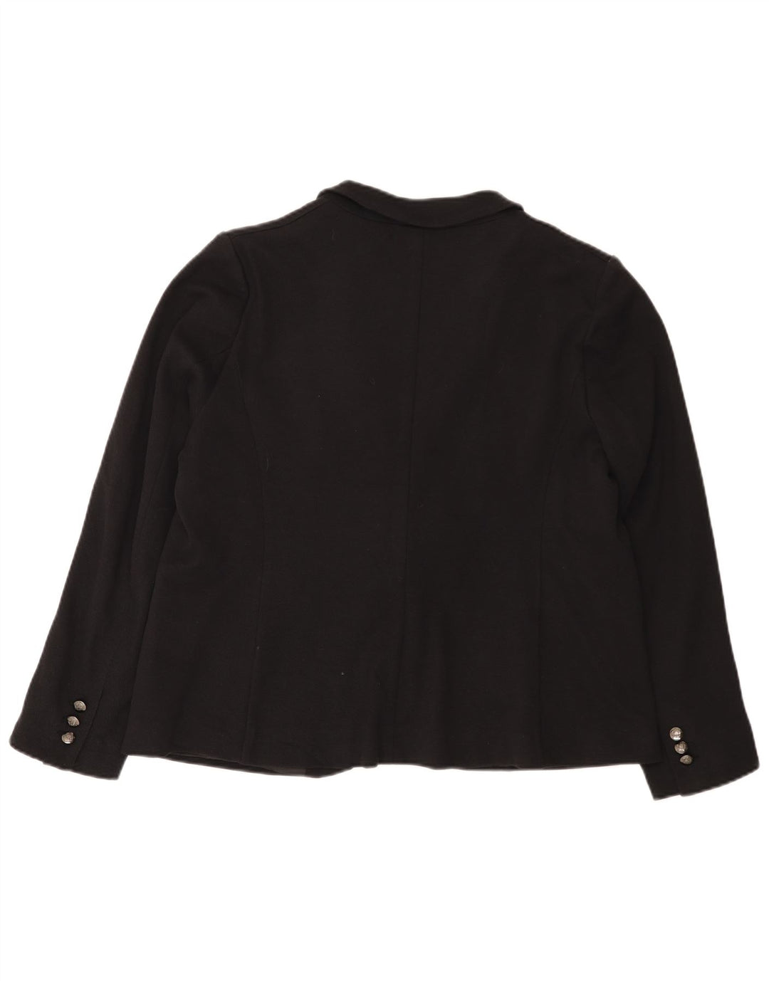 Marks & Spencer jachetă pentru femei cu 1 nasture, UK 20 2XL, bumbac negru
