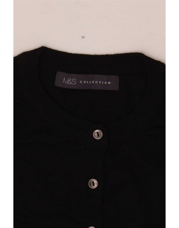 Marks & Spencer Womens Bolero Jumper UK 12 Medium Black