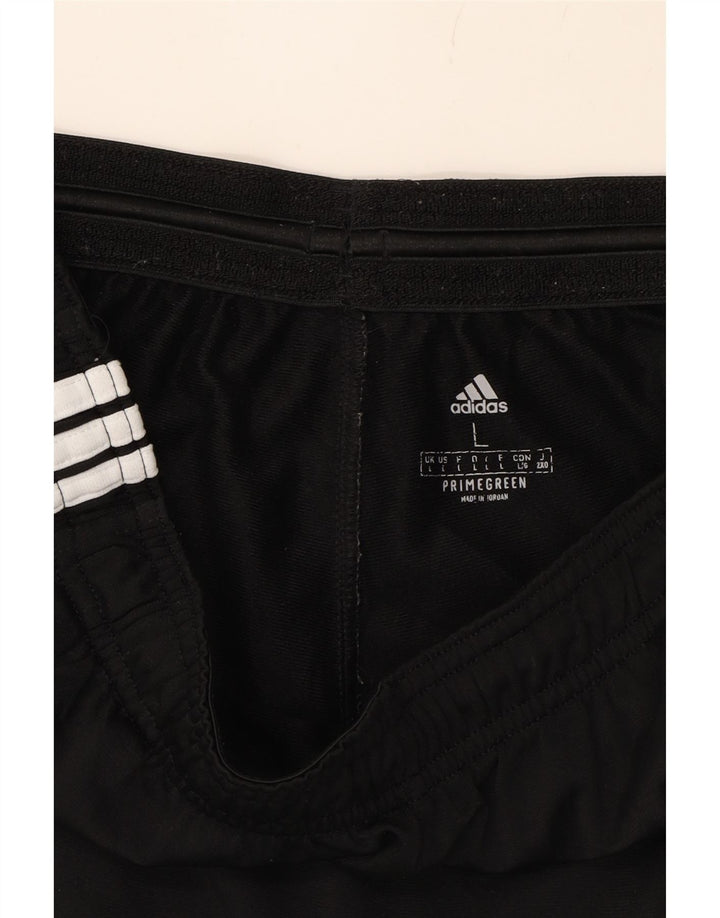ADIDAS Womens Tracksuit Trousers Large Black Polyester Vintage Adidas and Second-Hand Adidas from Messina Hembry 