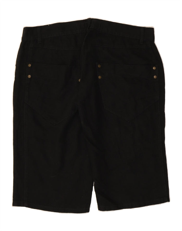 RICHMOND Mens Bermuda Shorts W34 Large Black Cotton Vintage Richmond and Second-Hand Richmond from Messina Hembry 