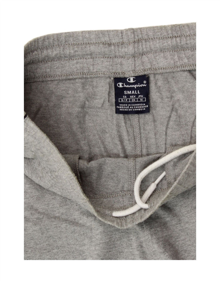 CHAMPION Mens Graphic Sport Shorts Small  Grey Vintage Champion and Second-Hand Champion from Messina Hembry 