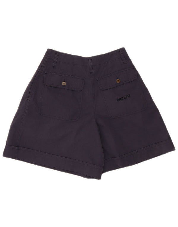 Bailo Damen Pegged Chino Shorts IT 42 Medium W26 Marineblaue Baumwolle