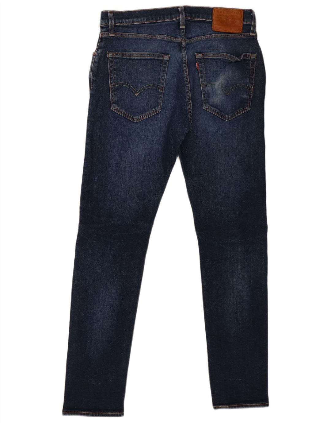 LEVI'S Mens 512 Slim Jeans W31 L32 Navy Blue Cotton
