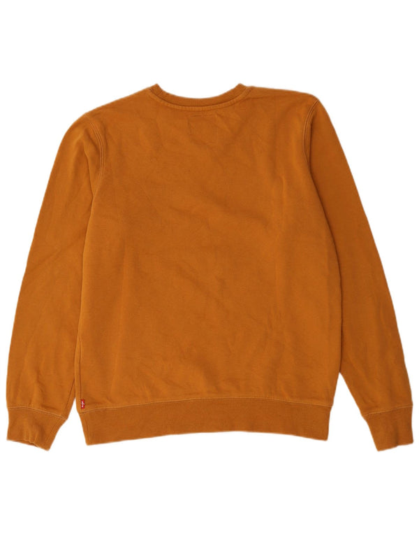 Levi's Boys Graphic Sudadera Jumper 15-16 Años Marrón Algodón