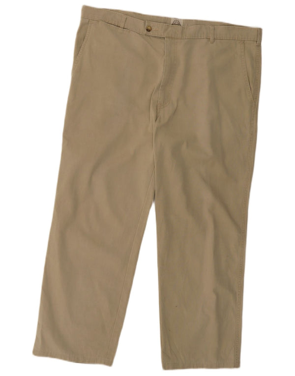 Farah Mens Straight Chino Trousers W40 L27 Green Cotton