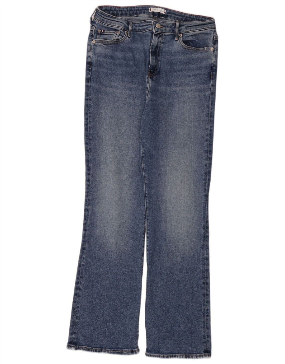 Tommy Hilfiger Womens Bootcut Jeans W32 L30 Blue