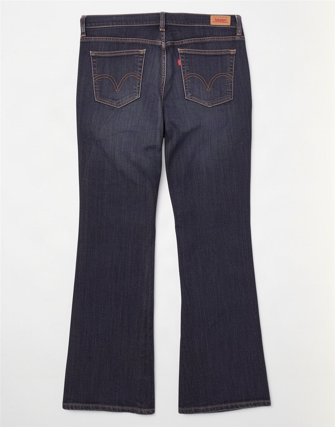 Levi's Dame Bootcut Jeans US 12 Large W32 L30 Marineblå Bomuld