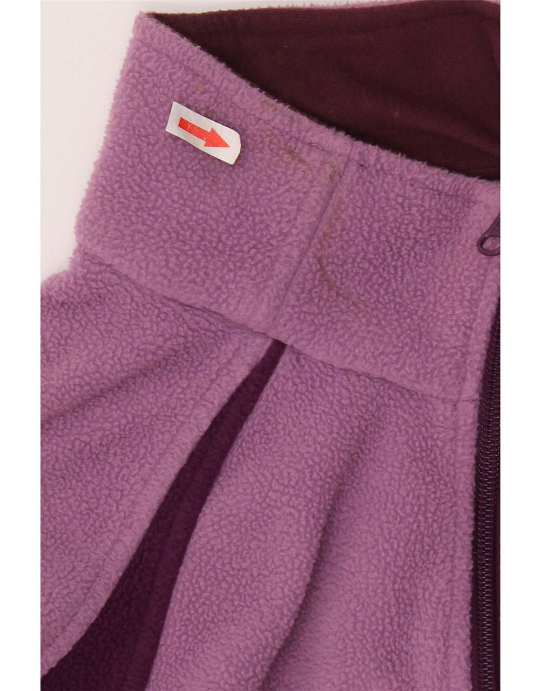 Sprayway Womens Liner Fleece Jacket UK 12 Medium Purple Colourblock