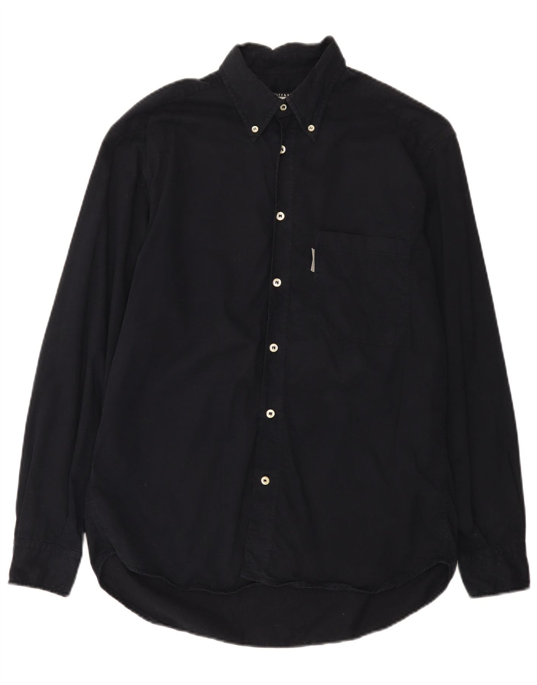 Belfe & Mens Shirt Small Azul Marino Algodón