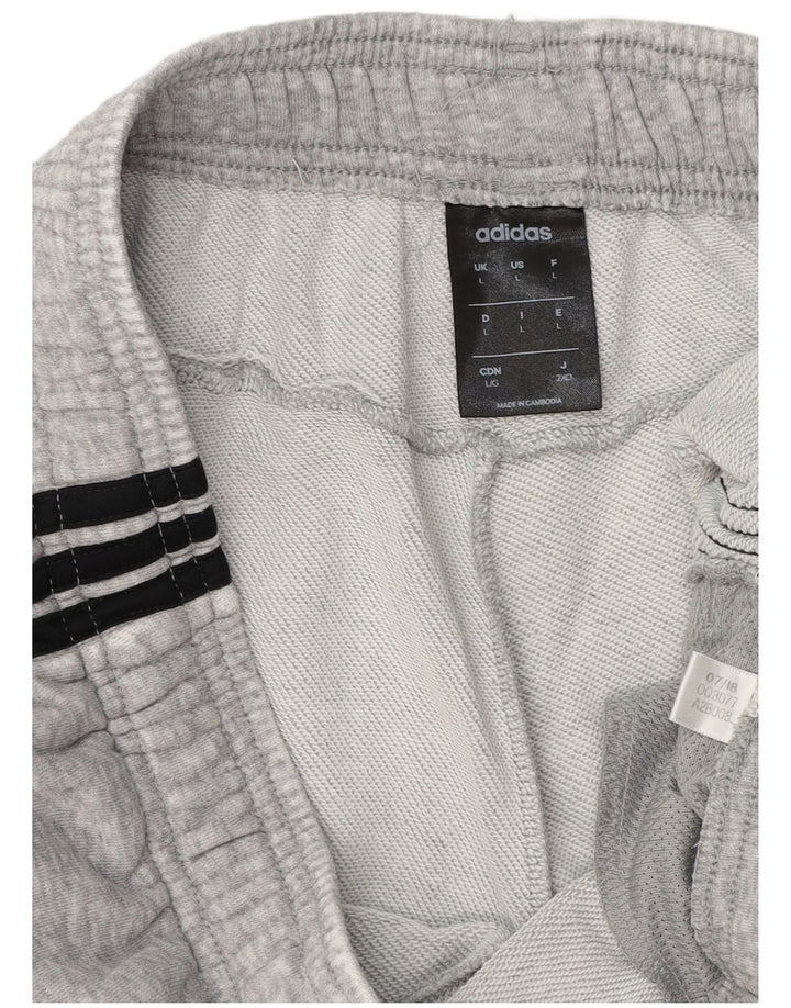 Adidas Mens Tracksuit Trousers Joggers Large  Grey