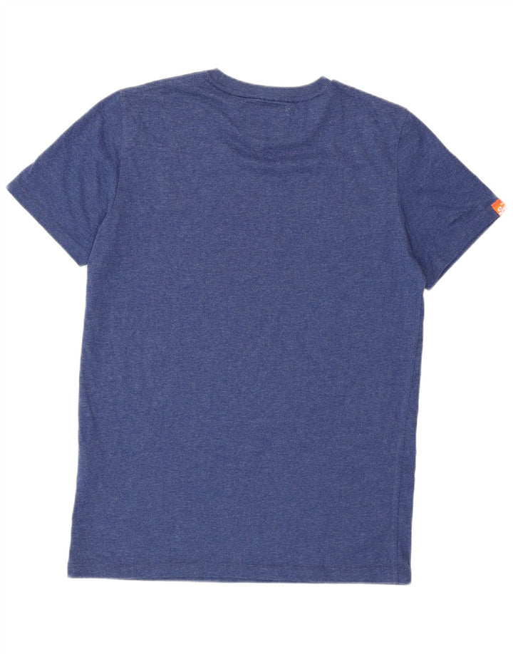 T-shirt męski Superdry, bawełniany, średni niebieski