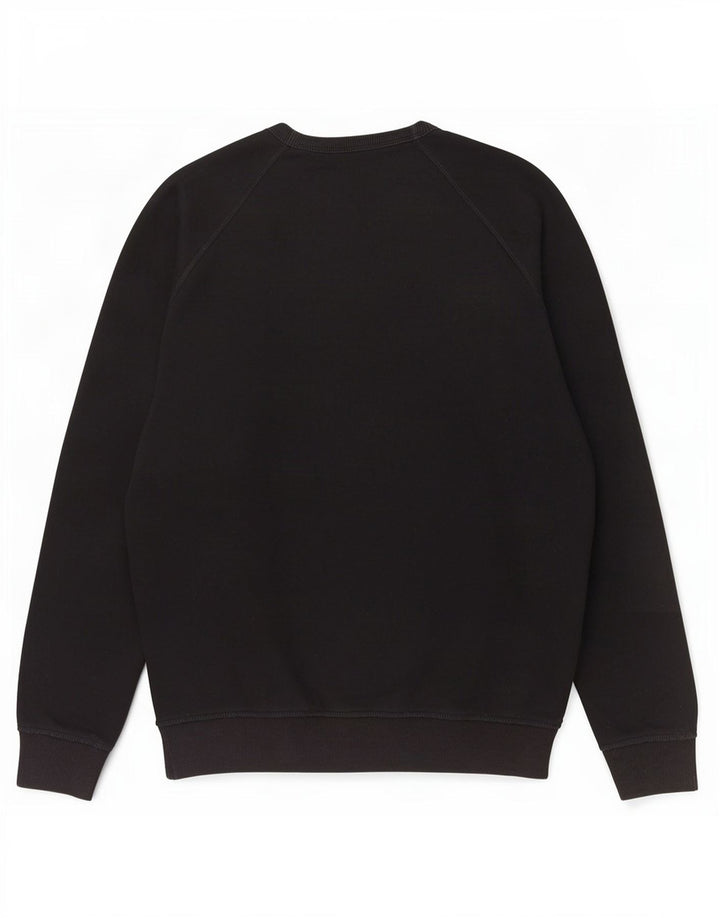 Diesel Mens Graphic Sweatshirt Jumper Large Black Cotton