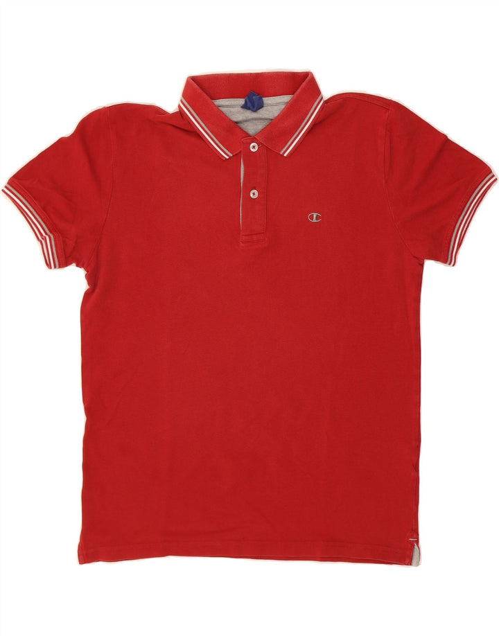 CHAMPION Mens Polo Shirt Small Red Cotton Vintage Champion and Second-Hand Champion from Messina Hembry 