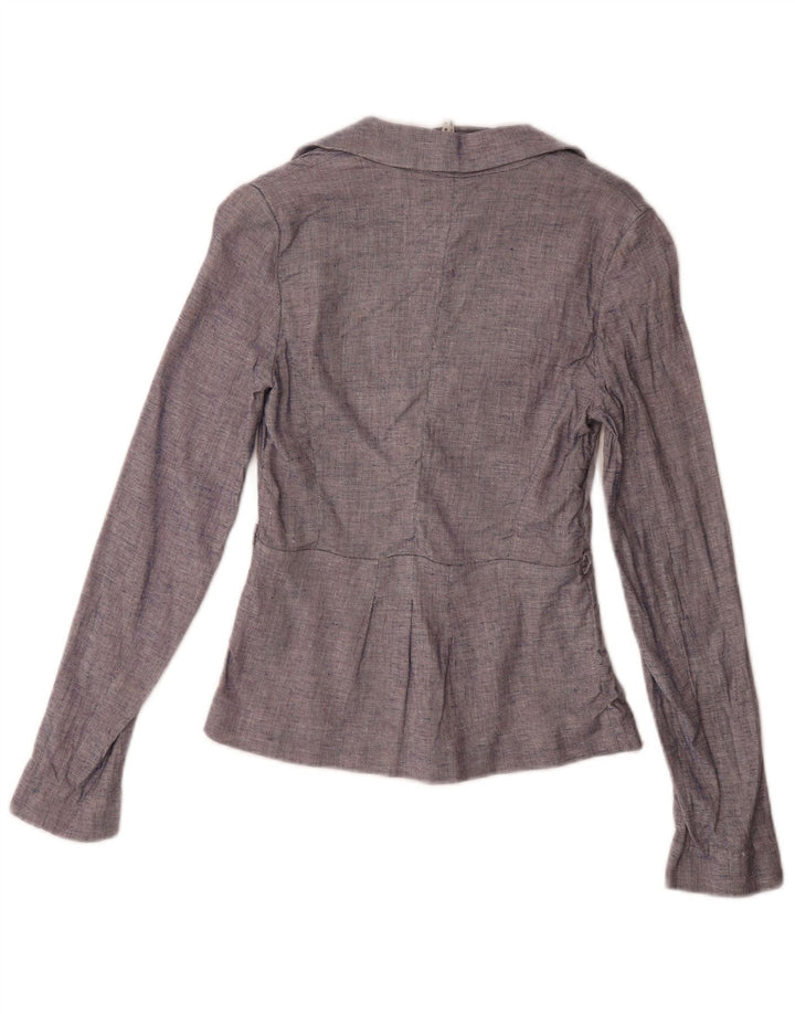Armani Jeans Chaqueta Blazer de 2 Botones para Mujer US 2 XS Azul Marino