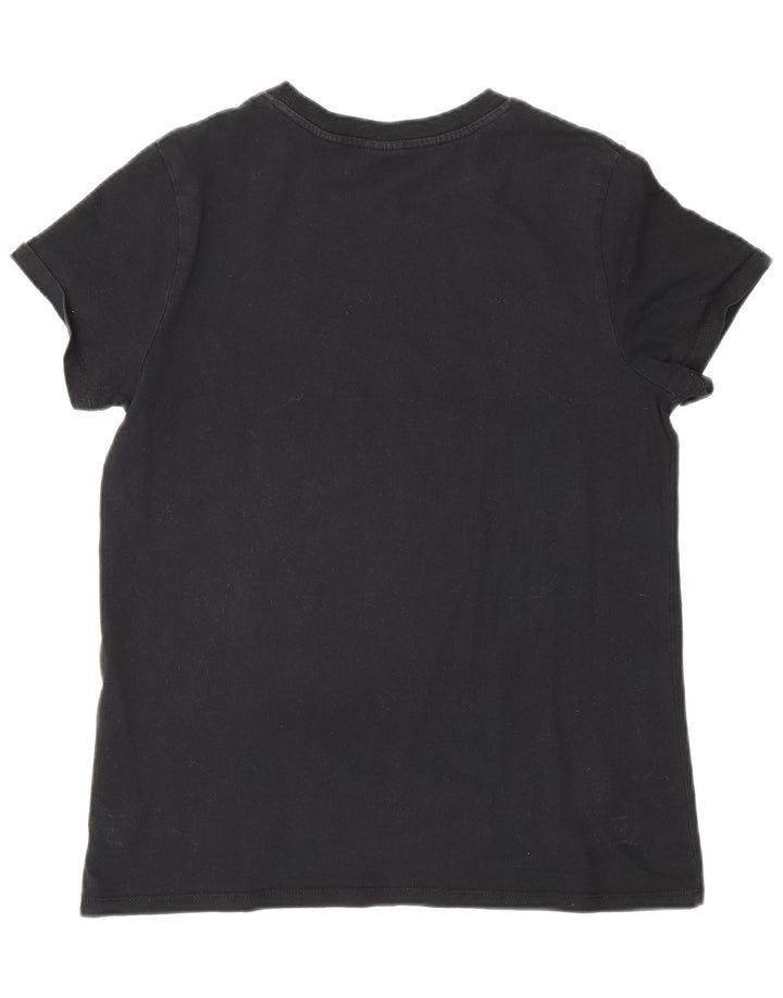 Levi's Womens T-Shirt Top UK 14 Medium Black