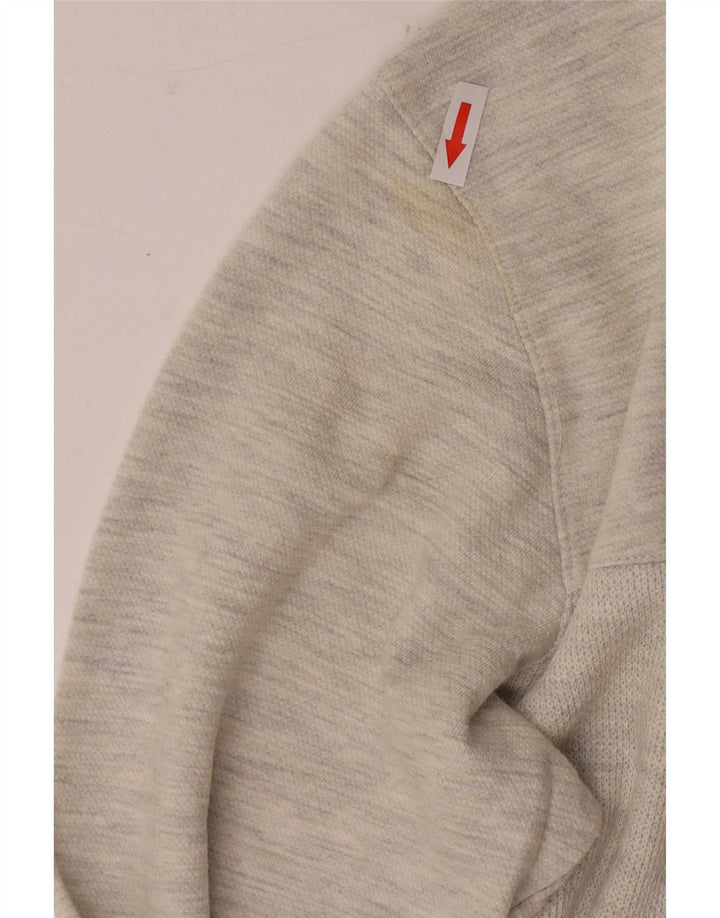 Maglione girocollo da uomo Rip Curl in cotone chiazzato grigio medio