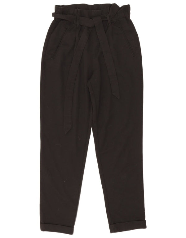 Pantaloni casual affusolati a vita alta Trafaluc da donna Zara XS W24 L26 Neri