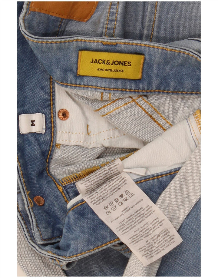 Jack & Jones Mens Regular Denim Shorts Medium W32 Blue Cotton