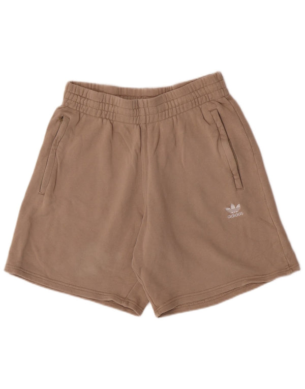 Adidas Herren Casual Shorts Small Beige Baumwolle