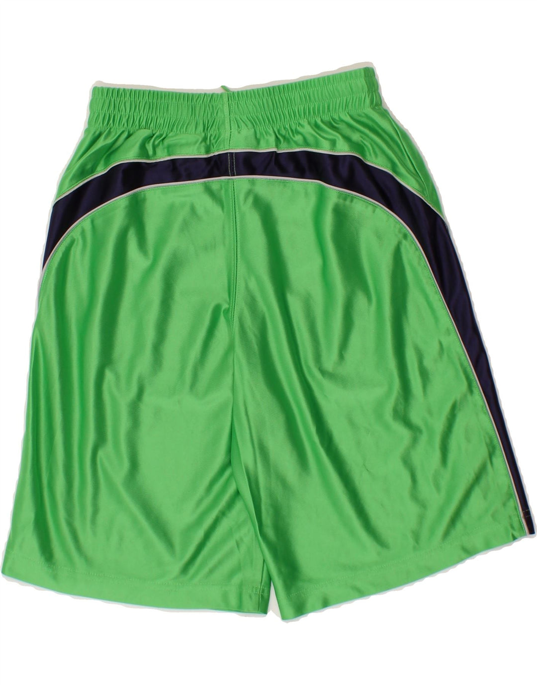 PUMA Boys Sport Shorts 9-10 Years Medium Green Colourblock Polyester Vintage Puma and Second-Hand Puma from Messina Hembry 