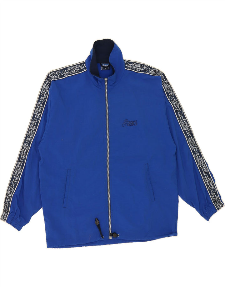 Tuta intera ASICS da uomo con grafica, nylon color block blu medio
