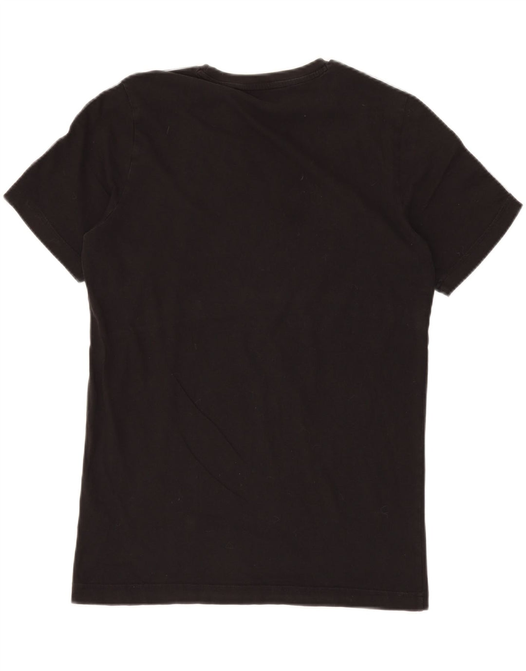PUMA Mens Graphic T-Shirt Top Medium Black Cotton