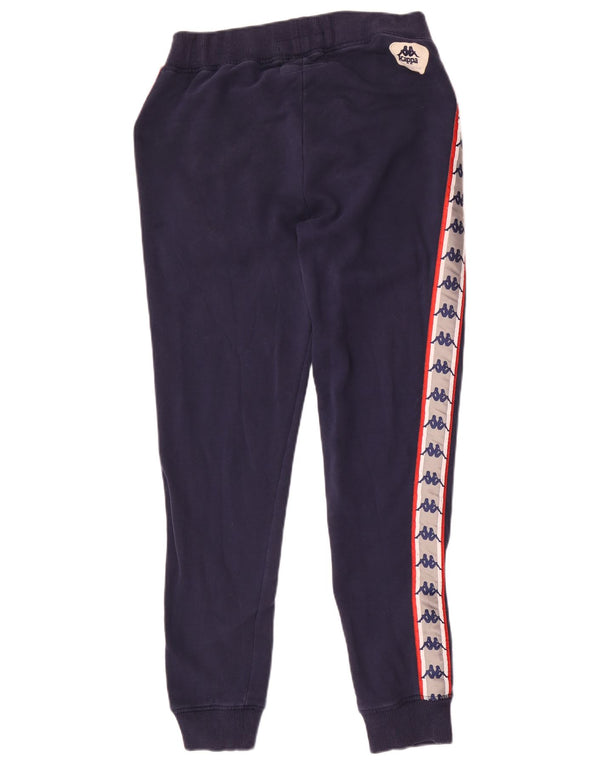 Kappa Herren-Trainingshose mit Grafik, Größe S, Marineblau, Farbblock