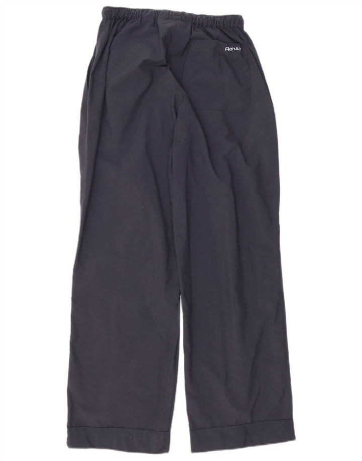 Rohan Womens Hiking Tracksuit Trousers UK 8 Small  Navy Blue Polyester