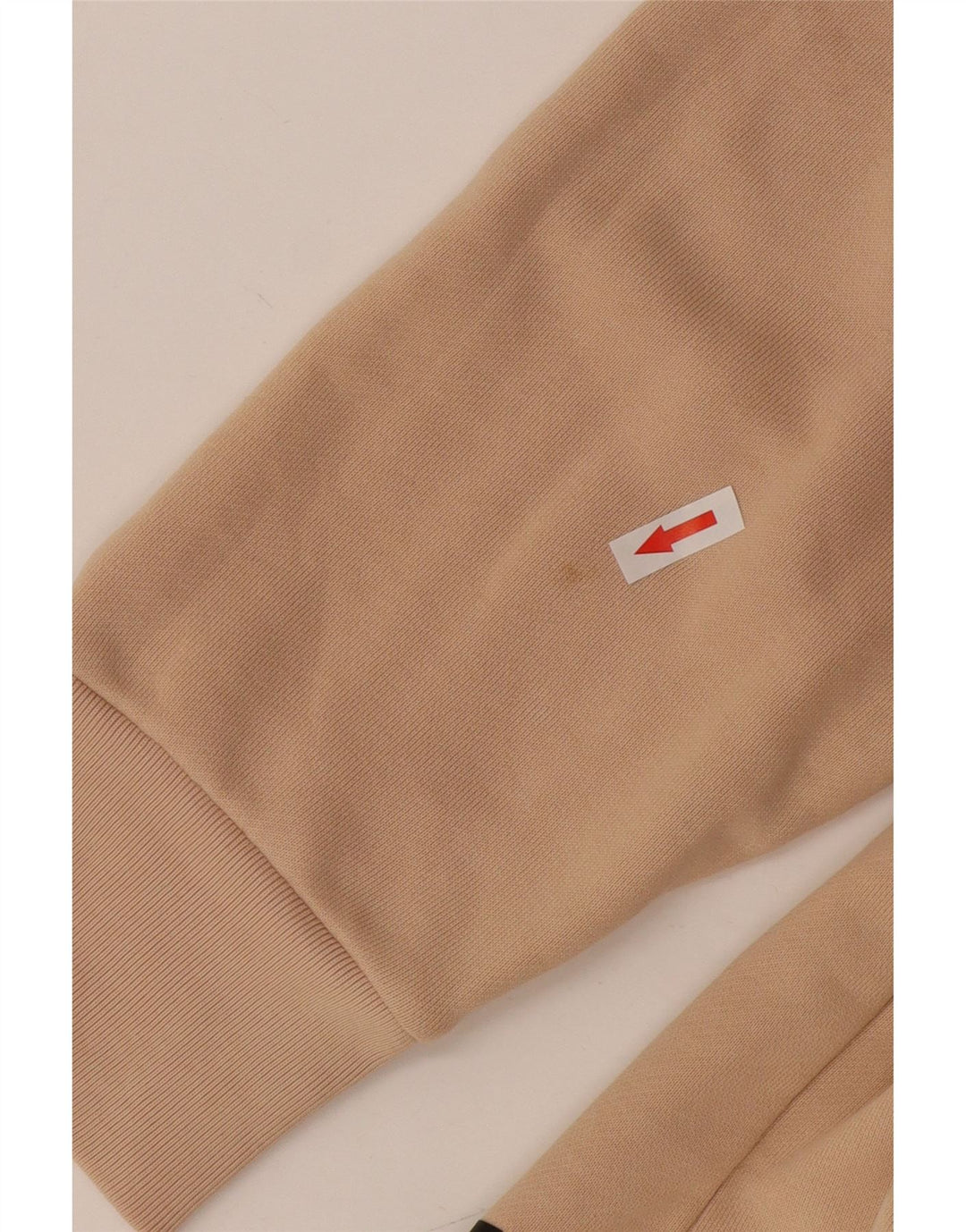 Adidas Womens Graphic Oversized Sweatshirt Jumper UK 12/14 Medium Beige