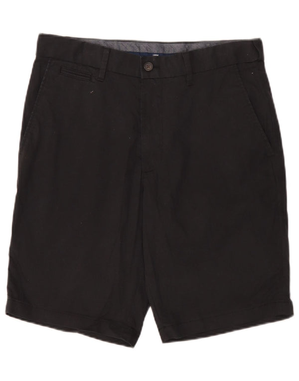 Pantaloncini chino da uomo Marks & Spencer W30 cotone nero medio
