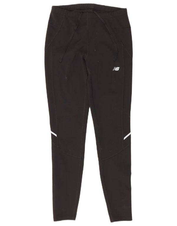 New Balance Womens Graphic Leggings UK 12 Medium Black