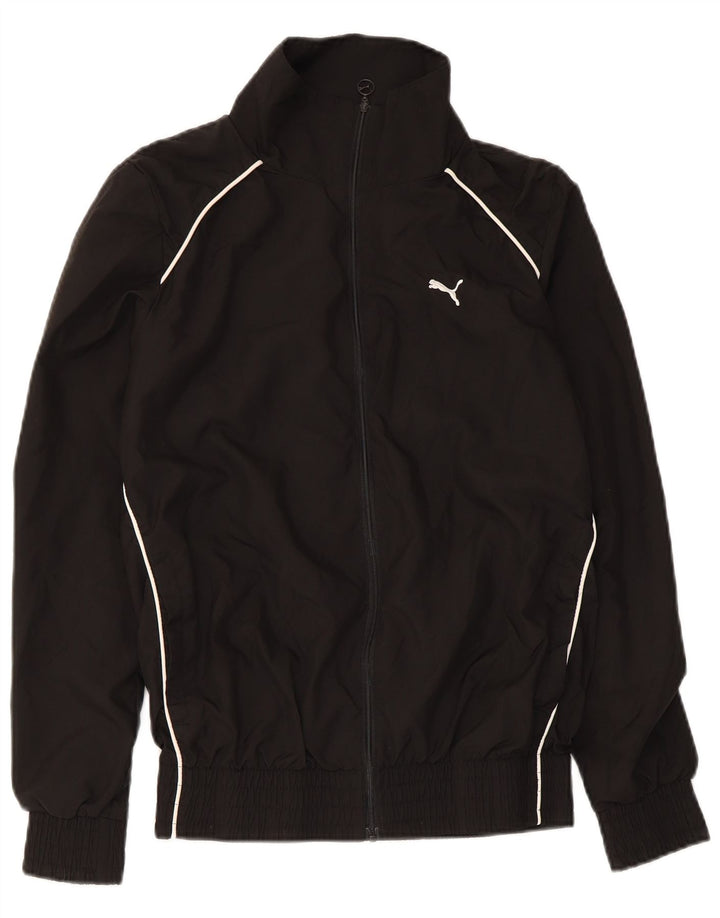 Puma træningsdragt topjakke til kvinder UK 10 Lille sort polyester