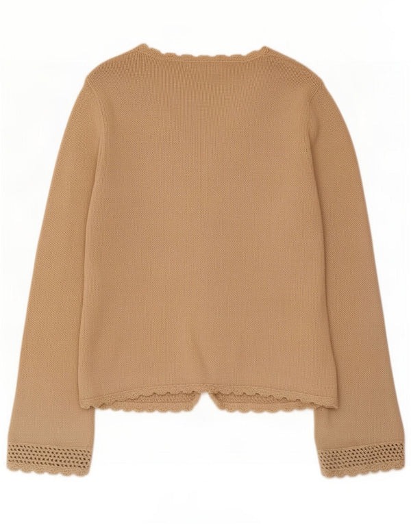 Marks & Spencer - Cárdigan para mujer, talla 40, algodón beige medio