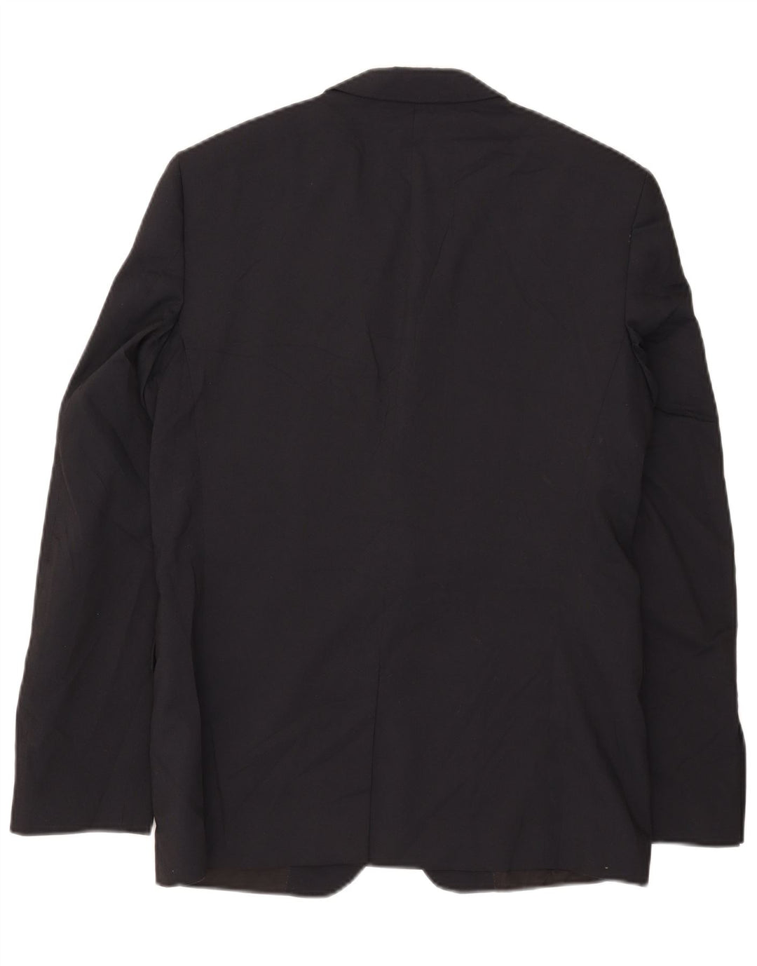 Zara Herre 2-knaps blazerjakke EU 50 Medium Navyblå Polyester