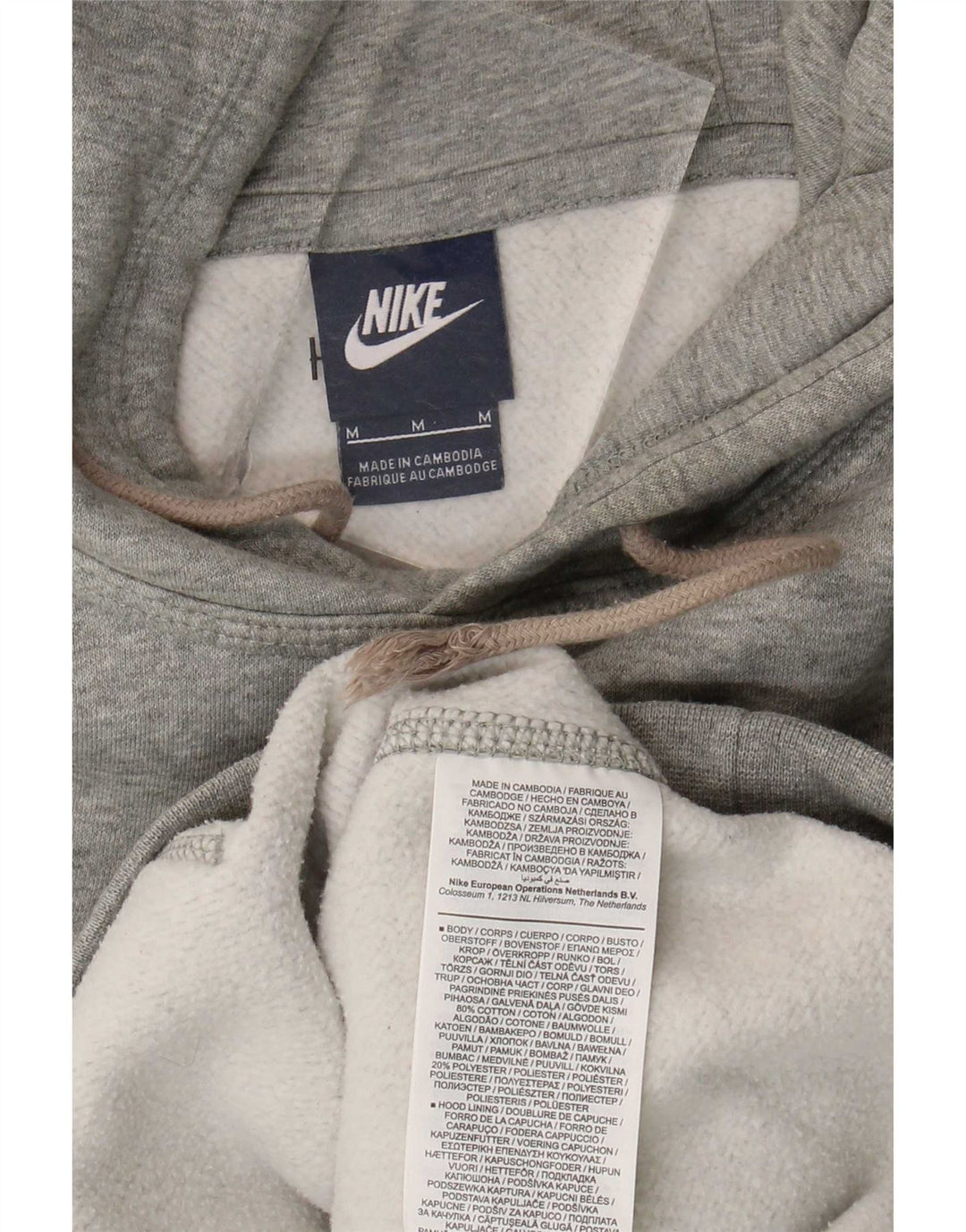 Ανδρικό φούτερ Nike, μεσαίο γκρι βαμβακερό