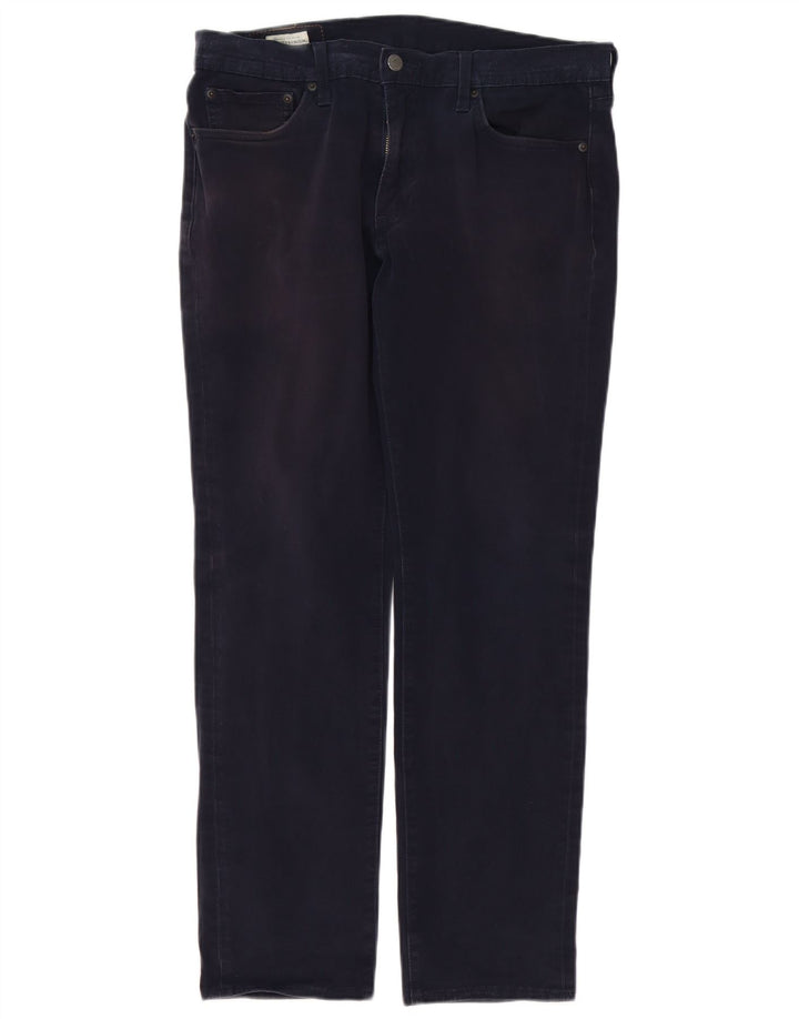 Levi's Herre 511 Regular Fit Slim Jeans W33 L29 Marineblå Bomuld