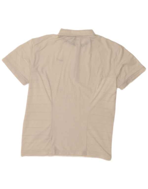 Nike Poloskjorte til mænd UK 47/48 2XL Hvidstribet polyester