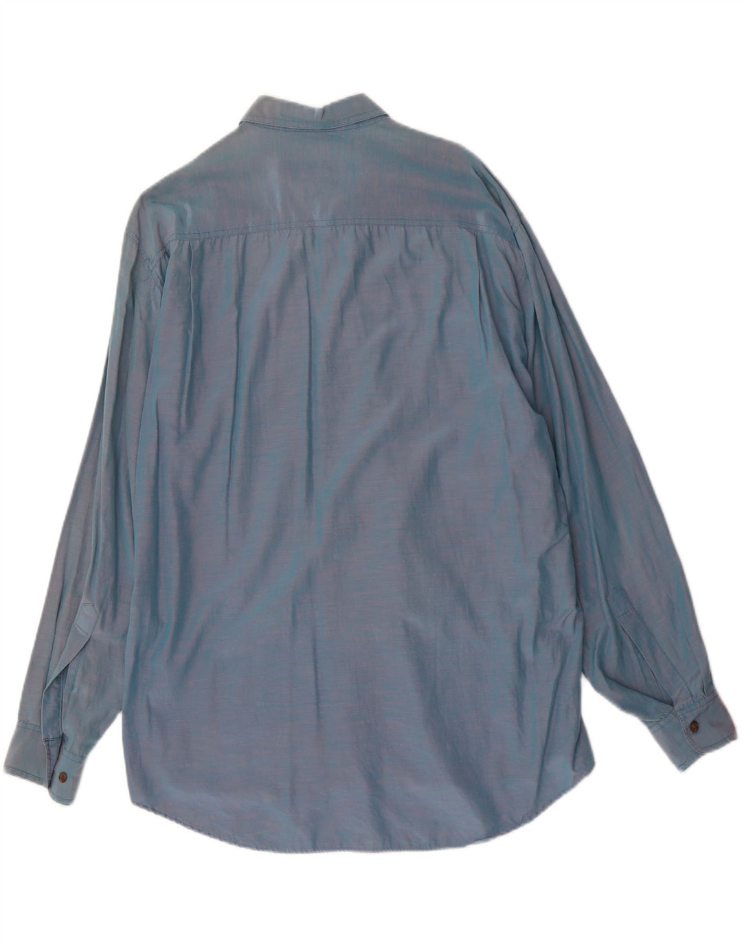 CAVORI Mens Shirt Size 41/42 Large Blue Vintage Cavori and Second-Hand Cavori from Messina Hembry 