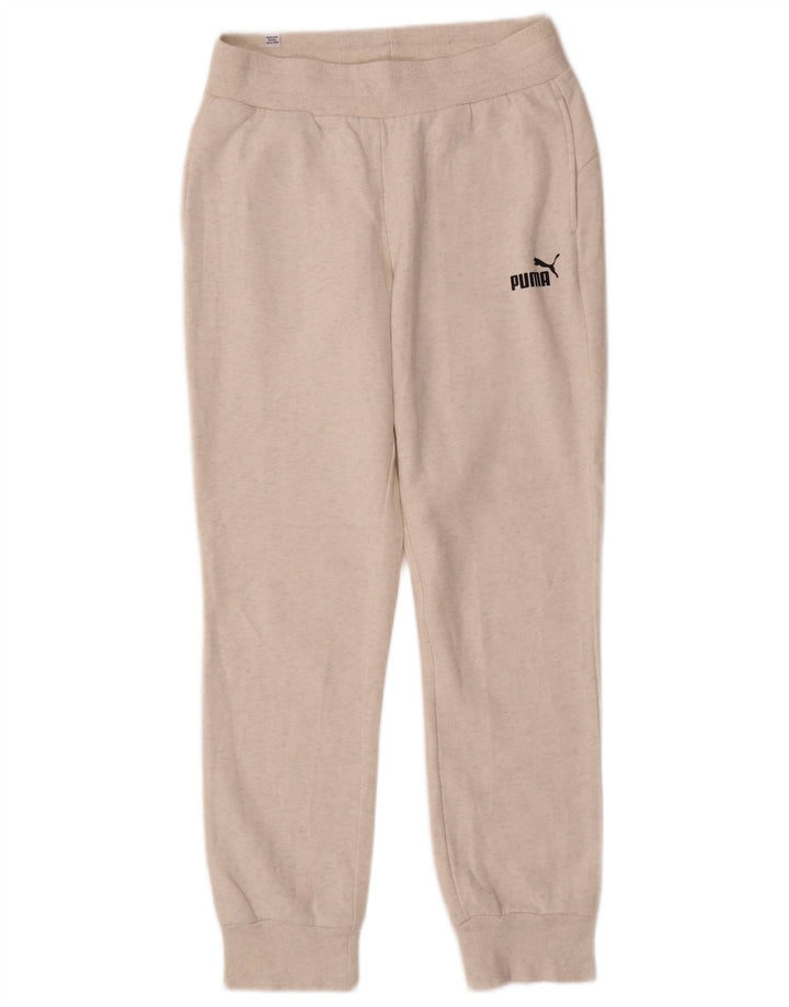 Puma Womens Tracksuit Trousers Joggers UK 10 Small Grey Polyester