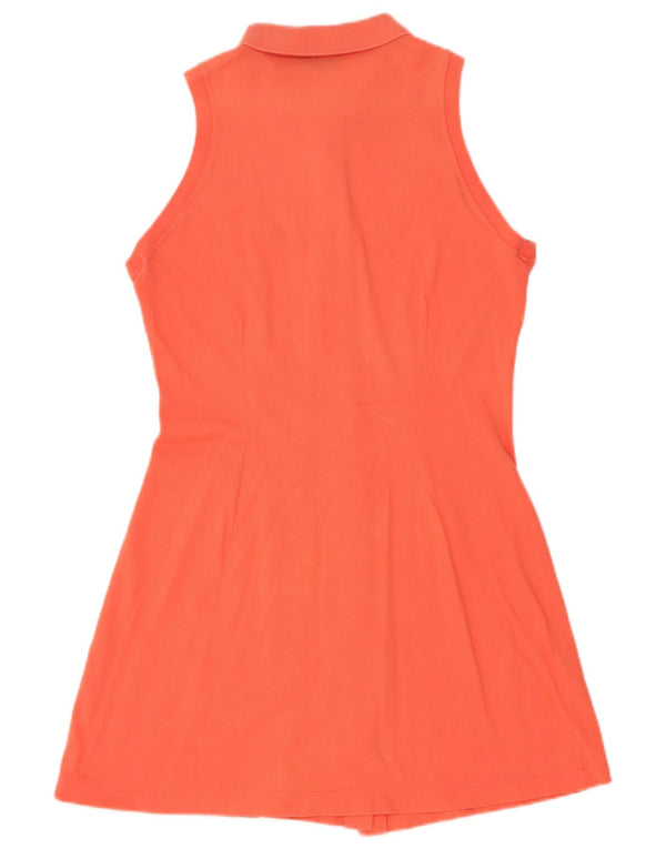 Sergio Tacchini Robe chemise sans manches pour femme IT 46 Large Orange