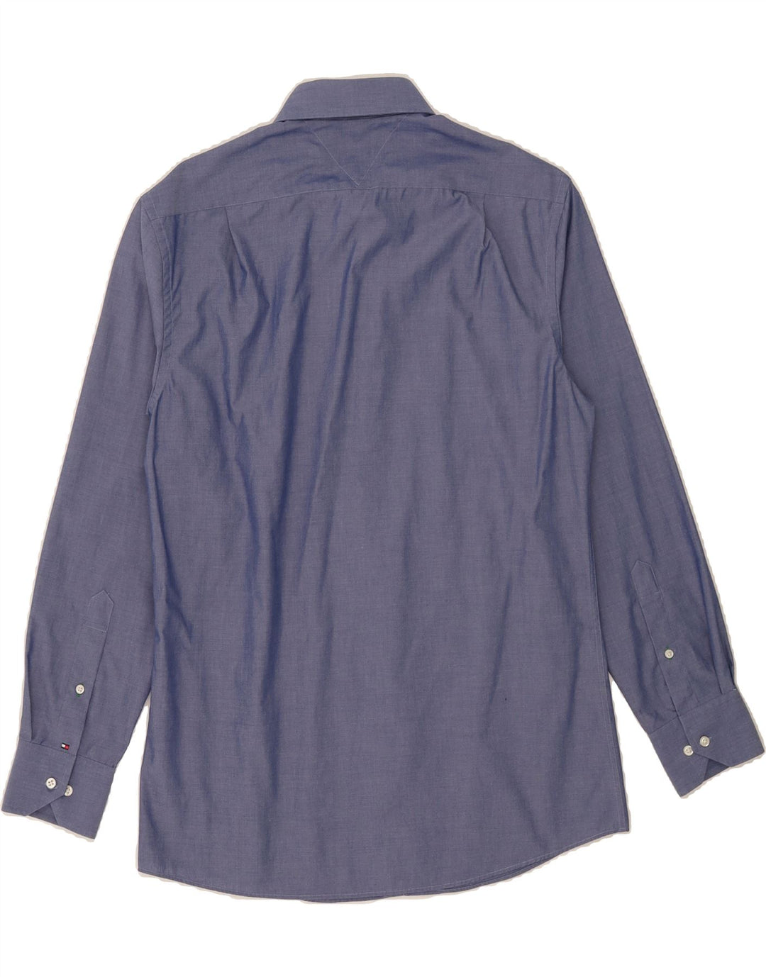 TOMMY HILFIGER Mens Shirt Size 15 1/2 Medium Blue Cotton Vintage Tommy Hilfiger and Second-Hand Tommy Hilfiger from Messina Hembry 