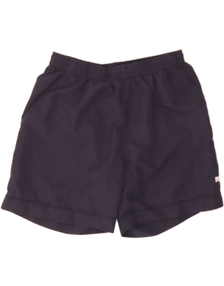 PUMA Mens Sport Shorts Large Navy Blue Polyester Vintage Puma and Second-Hand Puma from Messina Hembry 