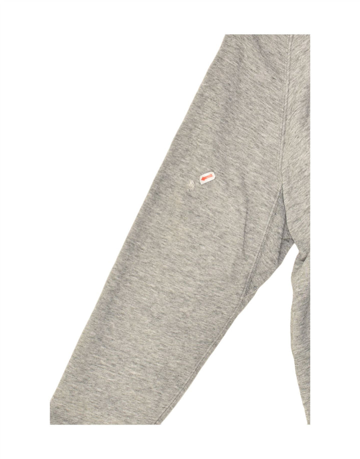 LEVI'S Womens Hoodie Jumper UK 14 Medium Grey Colourblock Vintage Levi's and Second-Hand Levi's from Messina Hembry 