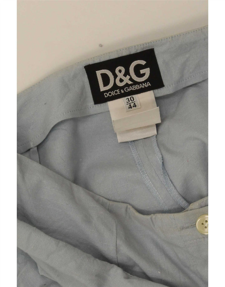 Dolce & Gabbana Womens Bootcut Trousers IT 44 Medium W30 L31 Blue