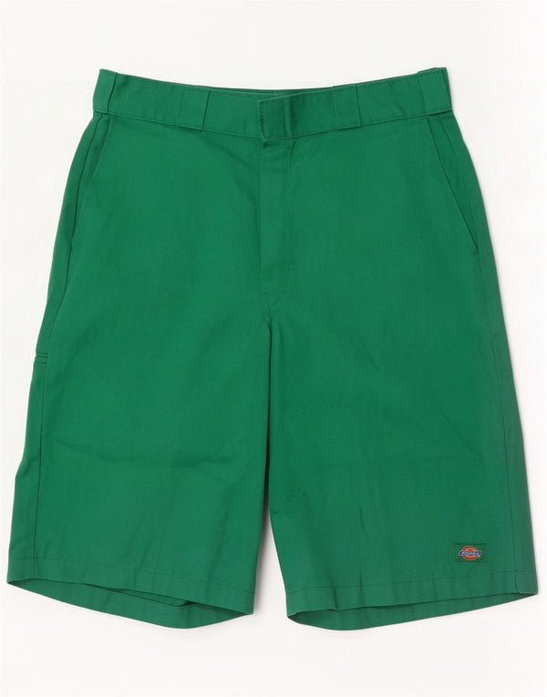 Dickies Mens Bermuda Shorts W34 Large Green Polyester