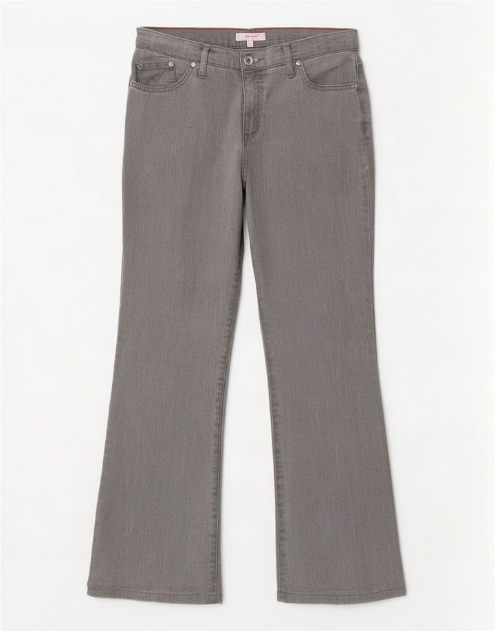Marks & Spencer Dame Per Una Bootcut Jeans UK 14 Medium W34 L28 Grå